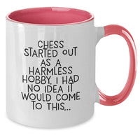 Load image into Gallery viewer, Chess Keepsake Mug for Him – Birthday Gift – Two Tone Ceramic Black &amp; - Additional