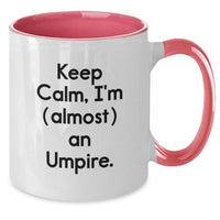 Load image into Gallery viewer, Umpire Keepsake Two Tone Coffee Mug for Him Birthday Gift - Additional