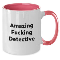 Load image into Gallery viewer, Detective Keepsake Mug for Him – Amazing F*cking Birthday Gift - Additional