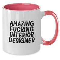 Load image into Gallery viewer, Interior Designer Keepsake Mug for Him Birthday Gift in Black and White - Additional