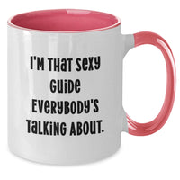 Load image into Gallery viewer, Birthday Gift Present for Her – Guide Two Tone Coffee Mug Ceramic - Additional