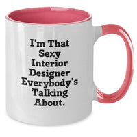 Load image into Gallery viewer, Interior Designer Keepsake Mug for Him Black &amp; White Graduation Gift - Additional
