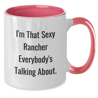 Load image into Gallery viewer, Birthday Gift Rancher Two Tone Coffee Mug for Her Present XX - Additional