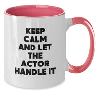 Load image into Gallery viewer, Funny Actor Two Tone Coffee Mug - Gifts from Friends for Actor Graduation Unique - Additional