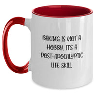 Load image into Gallery viewer, Funny Baking Gifts for Women from Friends and Family - Two Tone Coffee Mug with &#39;Baking Is Not A Hobby&#39; - Main
