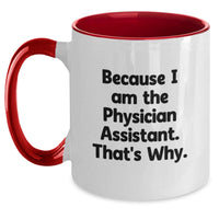 Load image into Gallery viewer, Physician Assistant Keepsake Mug for Him Graduation Gift Black and White - Main