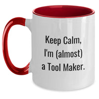 Load image into Gallery viewer, Tool Maker Keepsake Mug for Him Birthday Gift 11oz Black &amp; White Ceramic - Main