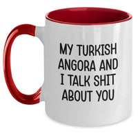 Load image into Gallery viewer, Turkish Angora Cat Lover Gifts - Funny Two Tone Coffee Mug for Christmas - Funny Quote for Friends and Family - Main
