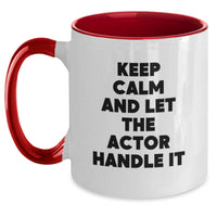 Load image into Gallery viewer, Funny Actor Two Tone Coffee Mug - Gifts from Friends for Actor Graduation Unique - Main