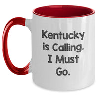 Load image into Gallery viewer, Kentucky Two Tone Coffee Mug - Funny Quote, Gifts from Family to Friends, Birthday Unique Gifts for Kentucky Lovers - Main