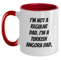 Load image into Gallery viewer, Funny Turkish Angora Cat Gifts from Dad to Men - Christmas Unique Gifts for Turkish Angora Cat Lovers - I&#39;m Not A Regular Dad. I&#39;m A Turkish Angora Dad. - Main
