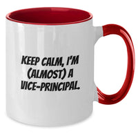 Load image into Gallery viewer, Vice-Principal Keepsake Mug for Him Birthday Gift - Black &amp; White - Additional