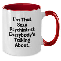 Load image into Gallery viewer, Psychiatrist Keepsake Two Tone Mug for Him Birthday Gift 11oz Ceramic - Additional