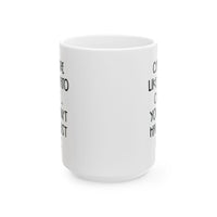 Load image into Gallery viewer, Funny Ceramic Mug — "Chore Like A Tomato" Humorous Kitchen Coffee Cup (11oz, 15oz)