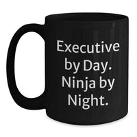Load image into Gallery viewer, Executive Black Coffee Mugs Funny Quote Gifts from Family to Executive Men for Graduation Unique - Main