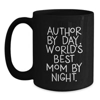 Load image into Gallery viewer, Author Gifts, Funny Quote Black Coffee Mug, Graduation Unique Gifts from Family to Author - Main
