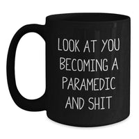 Load image into Gallery viewer, Funny Rescue Worker Gifts for Men, Black Coffee Mugs with Christmas Unique Gifts from Family - Main
