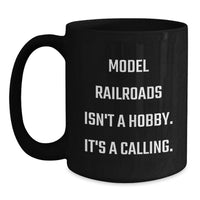 Load image into Gallery viewer, Model Railroads Enthusiast Gifts from Friends Unique Birthday Mugs for Men - Main