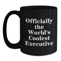 Load image into Gallery viewer, Fun Executive Black Coffee Mugs Gifts for Men Friends Birthday from Family - Main