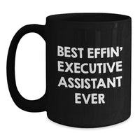 Load image into Gallery viewer, Funny Executive Assistant Gifts for Men, Black Coffee Mug, Christmas Unique Presents from Coworkers - Main
