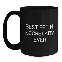 Load image into Gallery viewer, Gifts for Men, Funny Secretary Black Coffee Mug Gifts from Friends for Birthday Unique Presents - Main