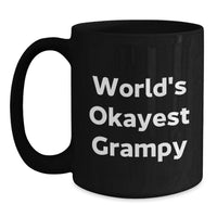 Load image into Gallery viewer, Grampy Keepsake Black Coffee Mug for Him Graduation Gift with 11oz - Main
