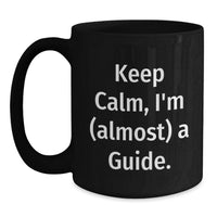 Load image into Gallery viewer, Guide Keepsake Birthday Gift for Him Black Coffee Mug 11oz Ceramic - Main