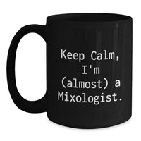Load image into Gallery viewer, Mixologist Keepsake Premium Black Coffee Mug for Him Birthday Gift - Main