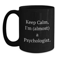 Load image into Gallery viewer, Psychologist Keepsake Black Coffee Mug for Him Birthday Gift - Main
