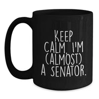 Load image into Gallery viewer, Senator Keepsake Black Coffee Mug for Him Birthday Gift - Main