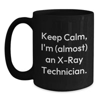 Load image into Gallery viewer, X-Ray Technician Keepsake Mug for Him – Black Ceramic 11oz Birthday Gift - Main