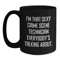 Load image into Gallery viewer, Crime Scene Technician Keepsake Mug Birthday Gift for Him - Main