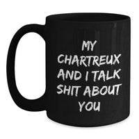 Load image into Gallery viewer, Funny Chartreux Cat Gifts for Friends - Christmas Unique Mugs from Men - Main
