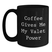 Load image into Gallery viewer, Funny Valet Gifts for Men, Black Coffee Mug, Merry Christmas Unique Gifts from Friends - Main