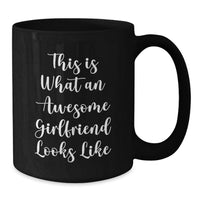 Load image into Gallery viewer, Funny Sweetheart Black Coffee Mug Gifts from Men to Sweetheart - This Is What An Awesome Sweetheart Looks Like Birthday Unique Gifts - Additional