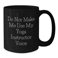 Load image into Gallery viewer, Funny Yoga Instructor Mug Gifts from Friends for Yoga Instructor to Start Christmas Morning - Additional
