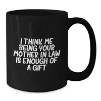 Load image into Gallery viewer, Funny Mom-in-law Black Coffee Mugs for Daughter-in-law Gifts, Christmas Unique Presents from Family Members for Her - Additional
