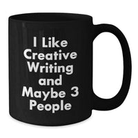 Load image into Gallery viewer, Creative Writing Mug Gift for Friends, Unique Black Coffee Mug for Christmas Unique Gifts from Men to Women - Additional
