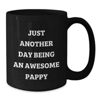 Load image into Gallery viewer, Pappy Gifts for Him, Funny Black Coffee Mug, Christmas Unique Presents from Friends and Family - Additional

