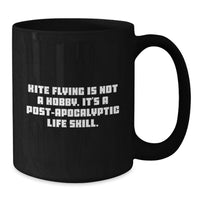 Load image into Gallery viewer, Funny Kite Flying Gifts for Men Women Friends Family - Black Coffee Mug for Birthday Unique Gifts from Friends - Additional