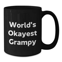 Load image into Gallery viewer, Grampy Keepsake Black Coffee Mug for Him Graduation Gift with 11oz - Additional