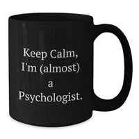 Load image into Gallery viewer, Psychologist Keepsake Black Coffee Mug for Him Birthday Gift - Additional