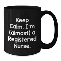 Load image into Gallery viewer, Registered Nurse Keepsake Black Coffee Mug for Him Birthday Gift - Additional