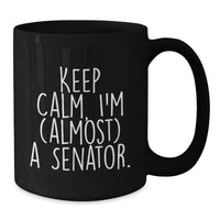 Load image into Gallery viewer, Senator Keepsake Black Coffee Mug for Him Birthday Gift - Additional