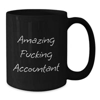 Load image into Gallery viewer, Accountant Keepsake Black Coffee Mug for Him Birthday Gift - Additional