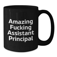 Load image into Gallery viewer, Assistant Principal Keepsake Mug for Him Graduation Gift Black 11oz - Additional