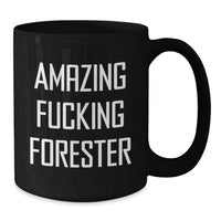Load image into Gallery viewer, Forester Keepsake Black Coffee Mug for Him Amazing Graduation Gift - Additional