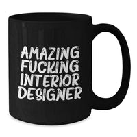 Load image into Gallery viewer, Interior Designer Keepsake Black Coffee Mug for Him Birthday Gift - Additional