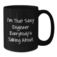Load image into Gallery viewer, Engineer Keepsake Black Coffee Mug Birthday Gift for Him - Additional