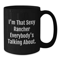 Load image into Gallery viewer, Rancher Keepsake Black Coffee Mug 12oz for Him Birthday Gift - Additional
